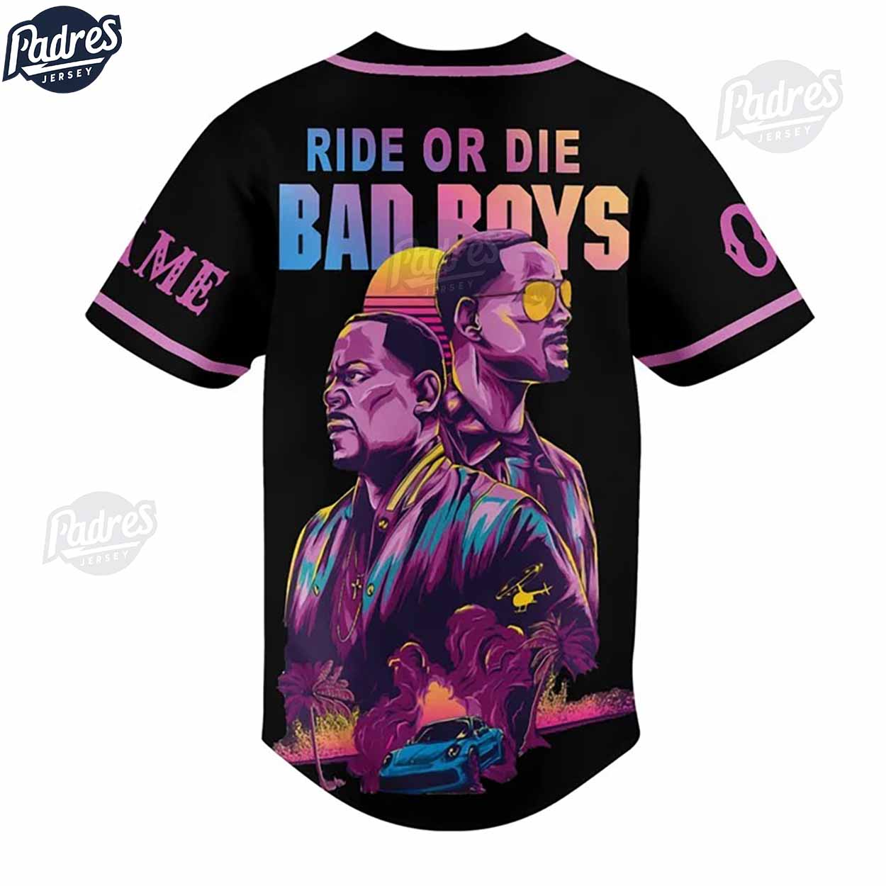 Custom Movie Bad Boys Ride Or Die Baseball Jersey - Padres Jersey Oasis: Elevate Your Baseball Style Game