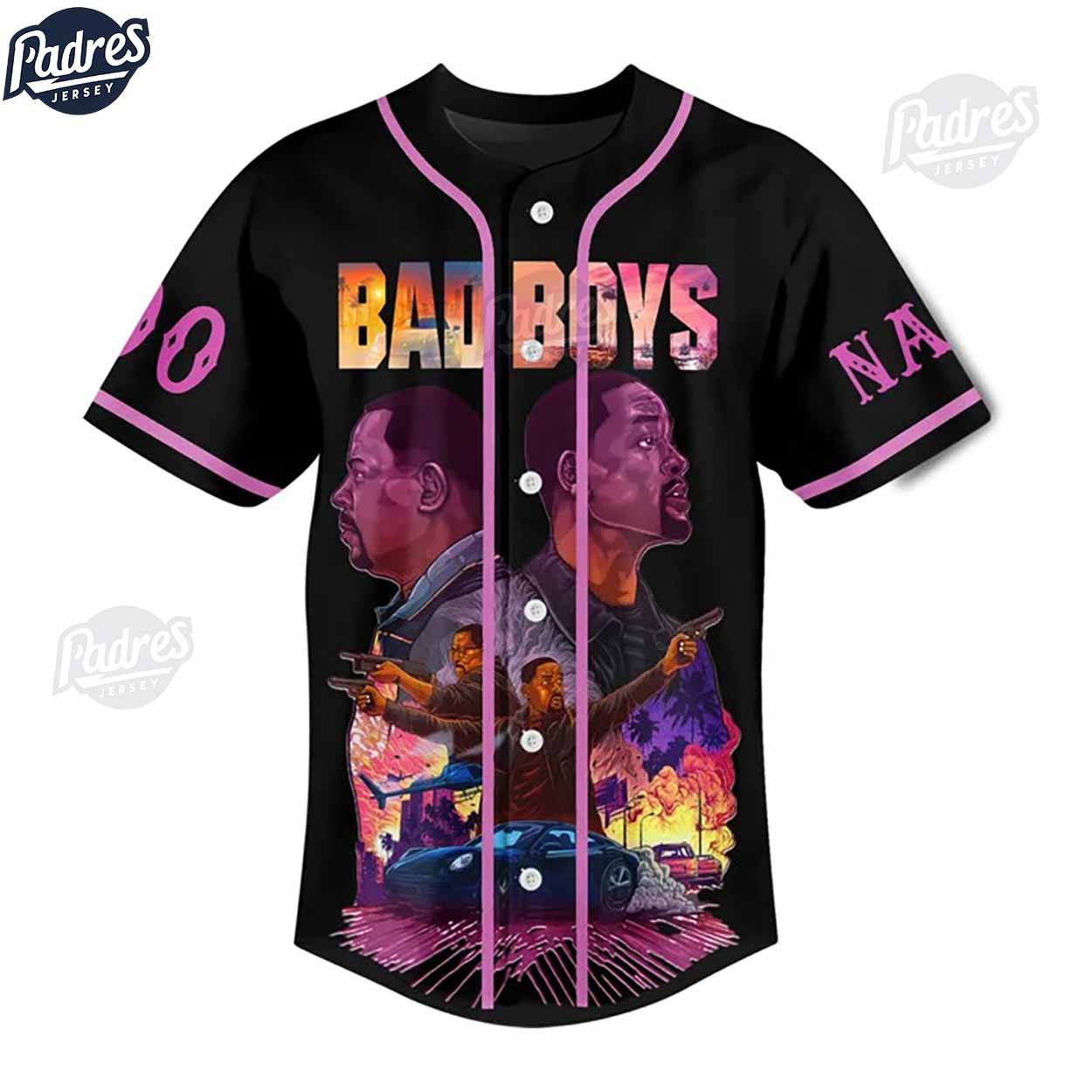 Custom Movie Bad Boys Ride Or Die Baseball Jersey - Padres Jersey Oasis: Elevate Your Baseball Style Game