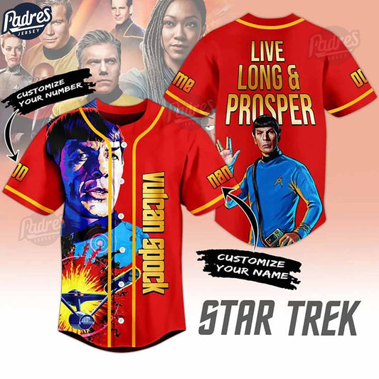 Custom Movie The Star Trek Red Baseball Jersey - Padres Jersey Oasis: Elevate Your Baseball Style Game