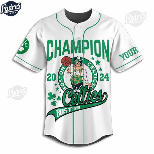 Custom Name Boston Celtics Championship 2024 Baseball Jersey Style - Padres Jersey Oasis: Elevate Your Baseball Style Game