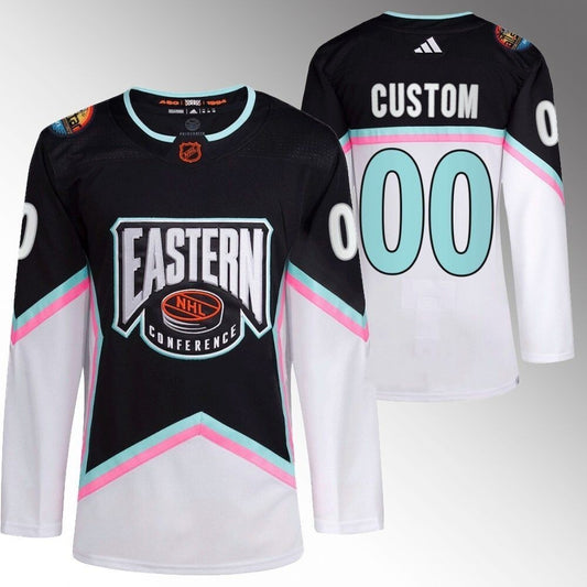 Custom NHL 2023 All-Star Game Black Jersey Eastern Conference