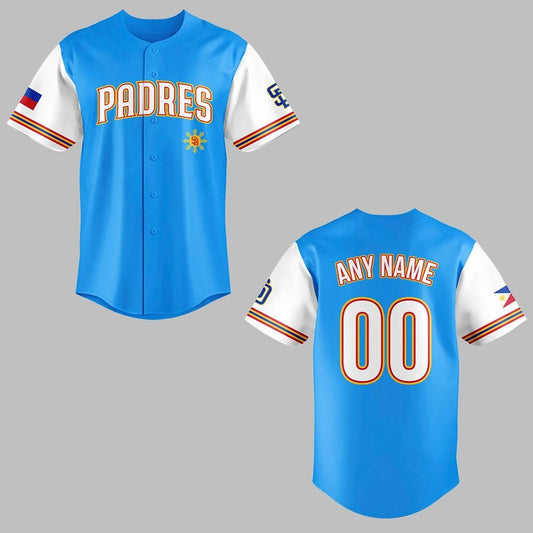 Custome Padres Filipino Heritage Night Jersey 2025 - Grishko.com