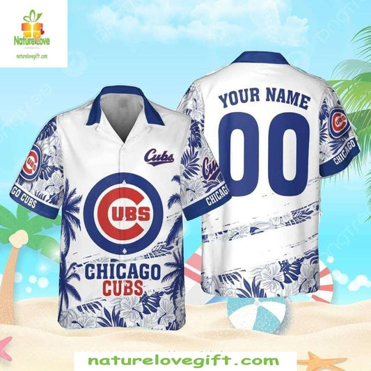 Chicago Cubs MLB Hawaiian Shirt Custom Tropical Baseball Apparel