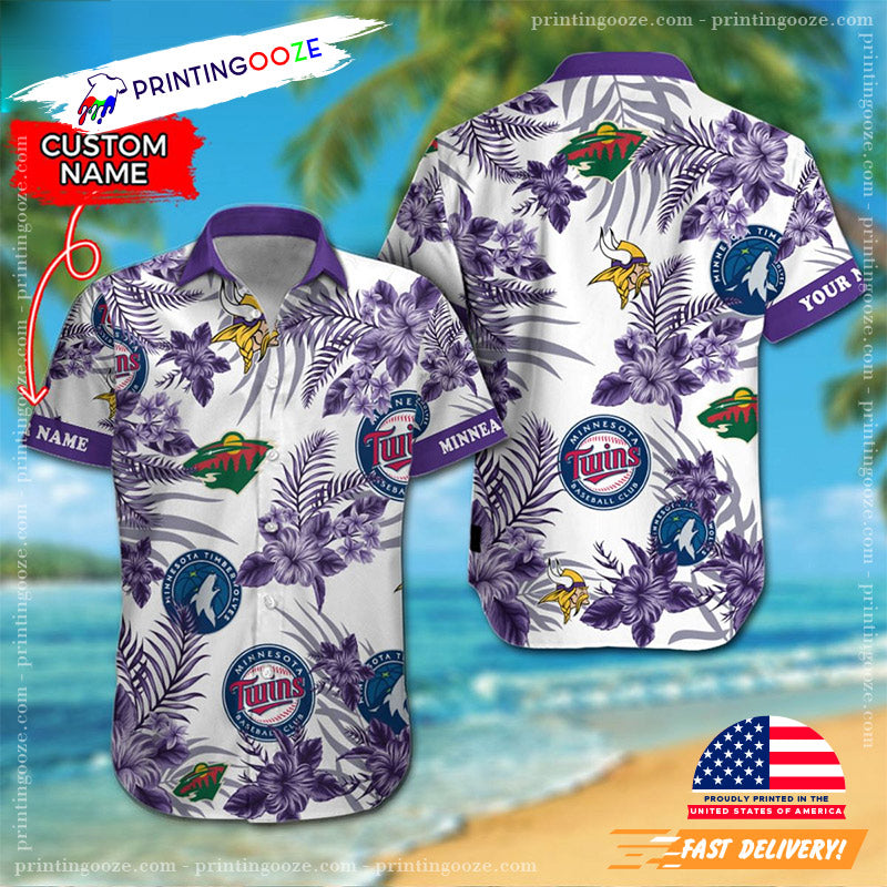 Customize Minneapolis Sport Teams Hawaiian Shirt