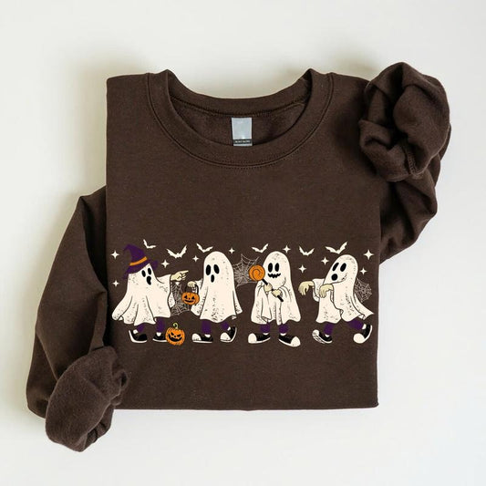 Cute Ghost Halloween Shirt, In The Ghost  Shirt, Retro Spooky Season Shirt, Ghost Halloween Sweater, Halloween Gift...