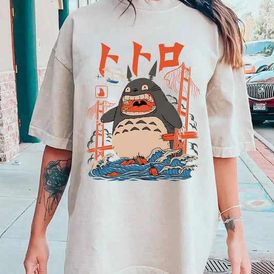 Cute Totorro Sweatshirt-Tshirt,  Retro 90s Movie Shirt, Gift For Men, For Women, All Sizes