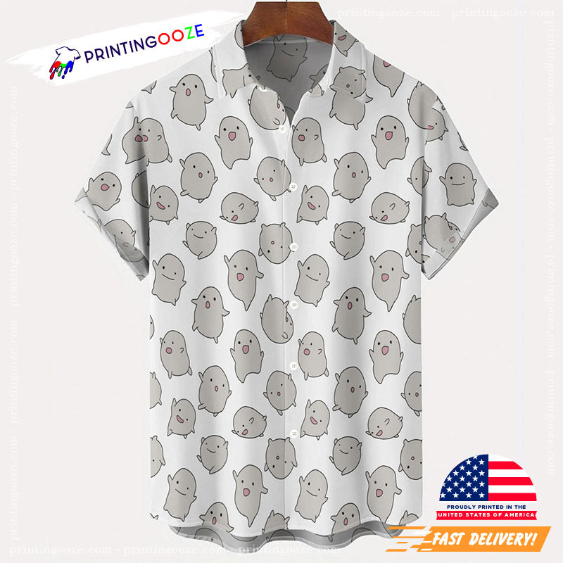 Cute Warawara The Boy And The Heron Ghibli Hawaiian Shirt