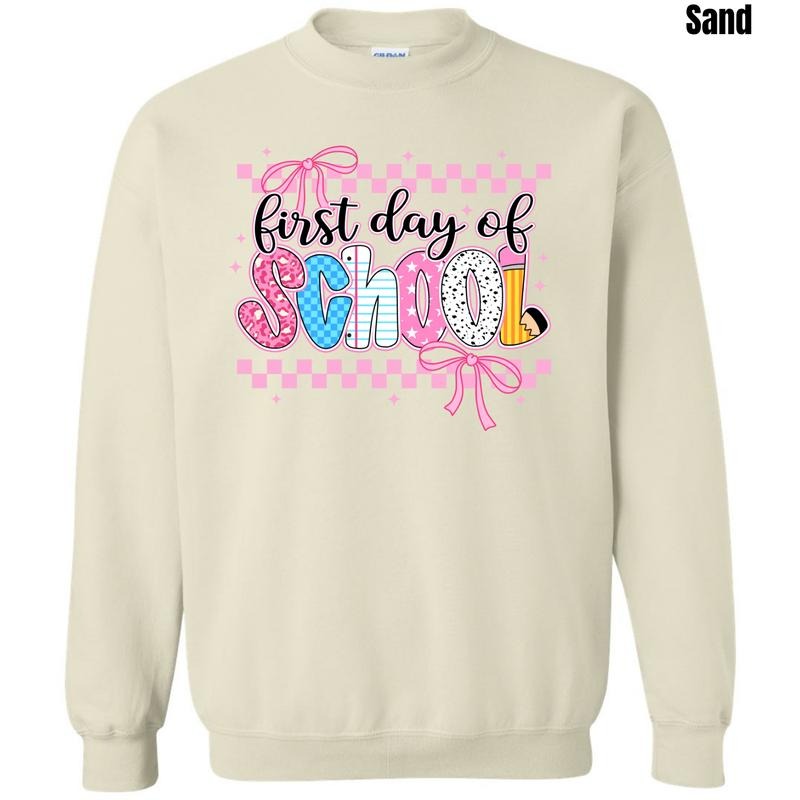 Cutesy First Day Sweatshirt 'NLB' T-Shirts, Hoodie | InkThreadWorks.com
