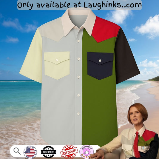 Cynthia Nixon Palestine Shirt Cosplay All Over Printed Hawaiian Shirt