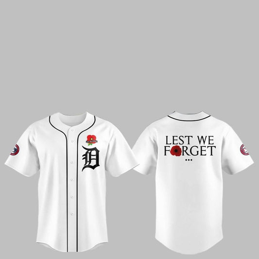 D Tigers Lest We Forget Jersey 2025 - Grishko.com