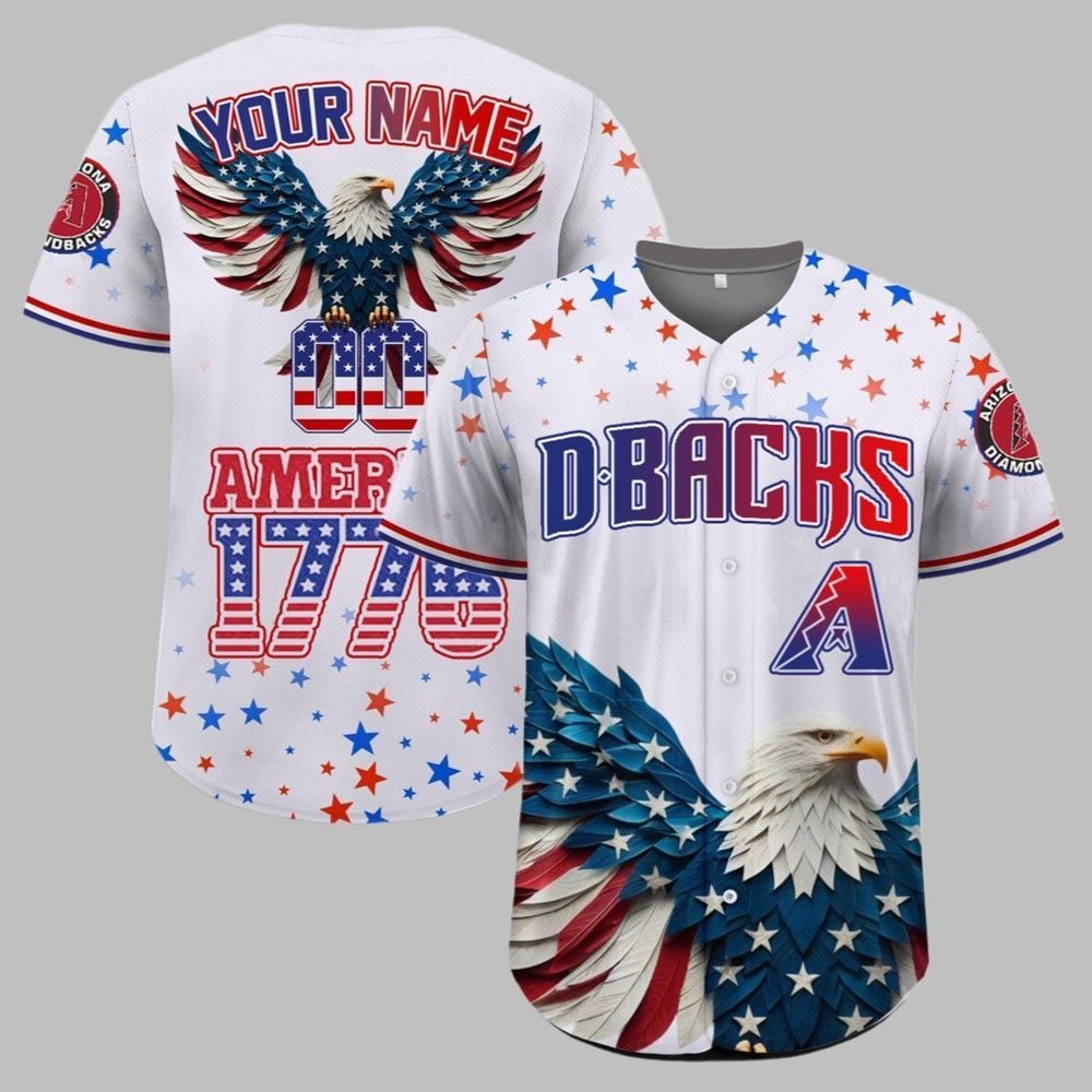 D-backs Independence Day Baseball Jersey 2025 - Grishko.com