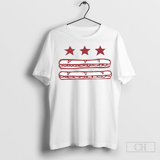 Dc Flag Sub Sandwich The Sandwich Guy Tee