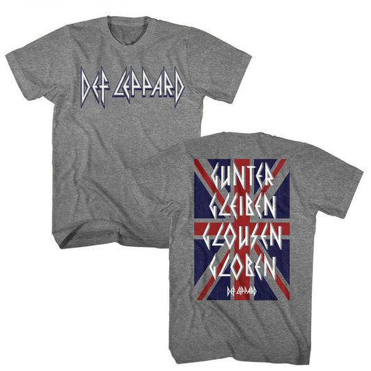 Def Leppard - Gunter Gleiben - American Classics - Solid Gray Adult Short Sleeve T-Shirt