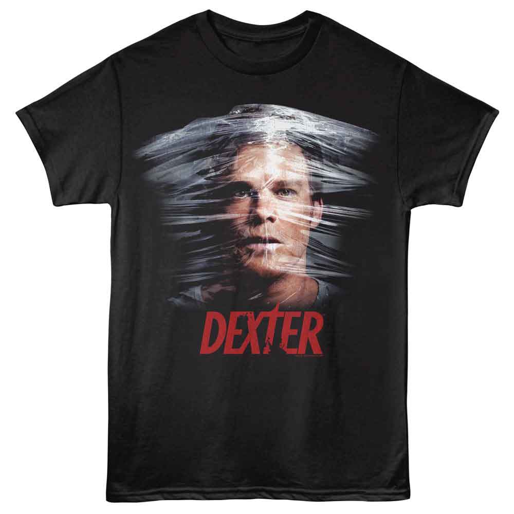 Dexter - Plastic Wrap Poster - American Classics - Black Adult Short Sleeve T-Shirt