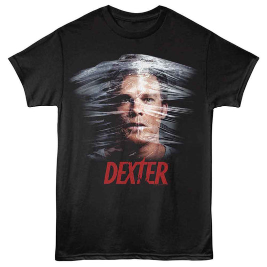 Dexter - Plastic Wrap Poster - American Classics - Black Adult Short Sleeve T-Shirt