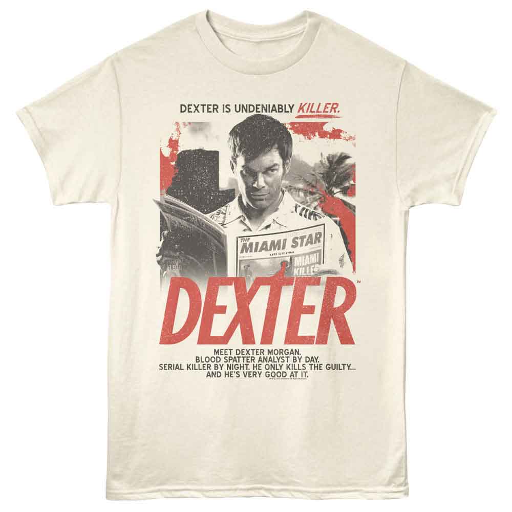 Dexter - A Killer Series Alt Version - American Classics - Natural Adult Short Sleeve T-Shirt