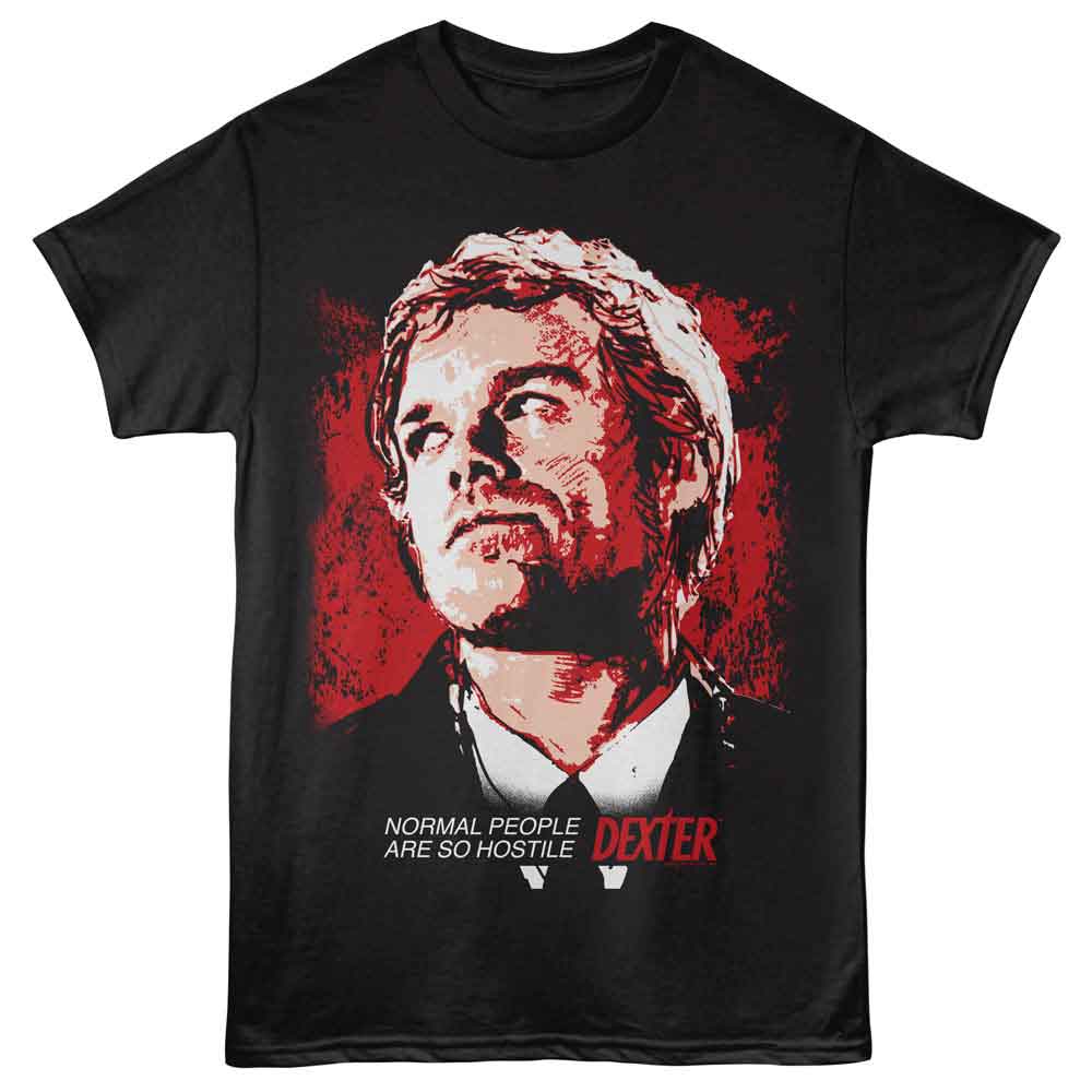 Dexter - Normal People - American Classics - Black Adult Short Sleeve T-Shirt
