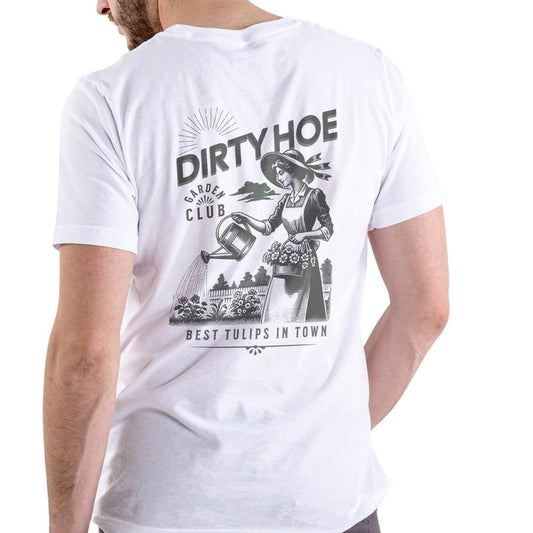 DIRTY HOE GARDEN CLUB T Shirt Unisex Cotton Graphic T Shirt
