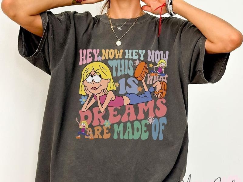 DN Cute Lizzie Mcguire T-Shirt This Is What Dreams Are Made Of Retro Shirt DN Vacation Trip Shirts Top Womenswear Comfort...