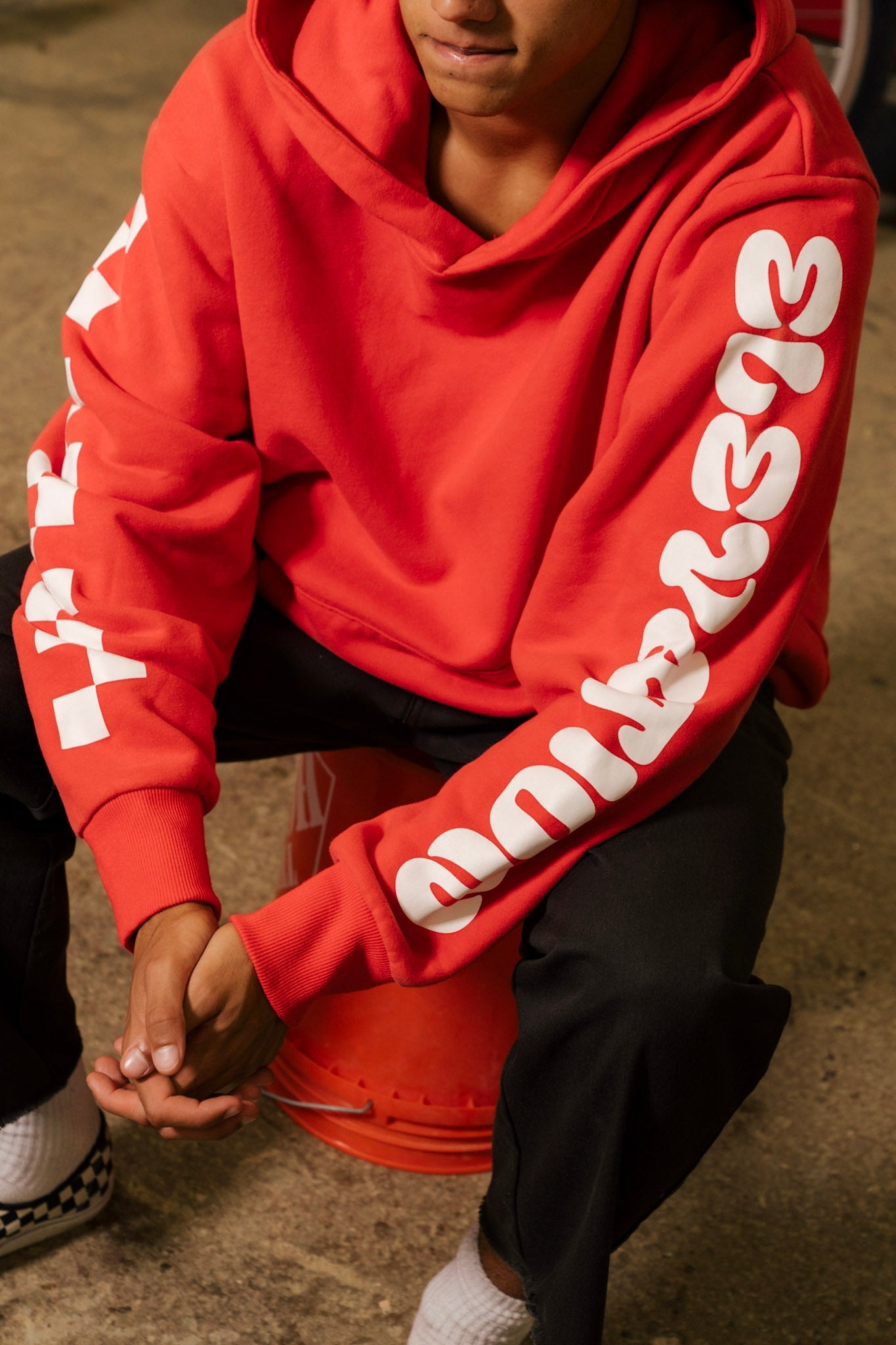 Elevation Finish Line Vintage Red Hoodie