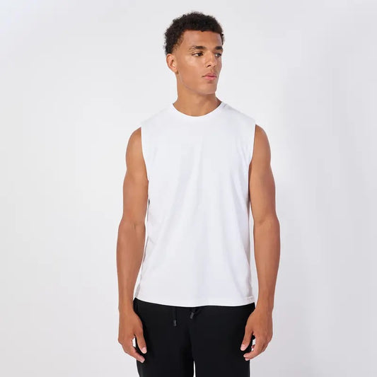 DRI EASE TANK TOP- QUALITY, COMFORTABLE, COTTON, POLYESTER, PLAIN, SMOOTH, WHITE, BLACK, COLORS, Menswear, Top,...