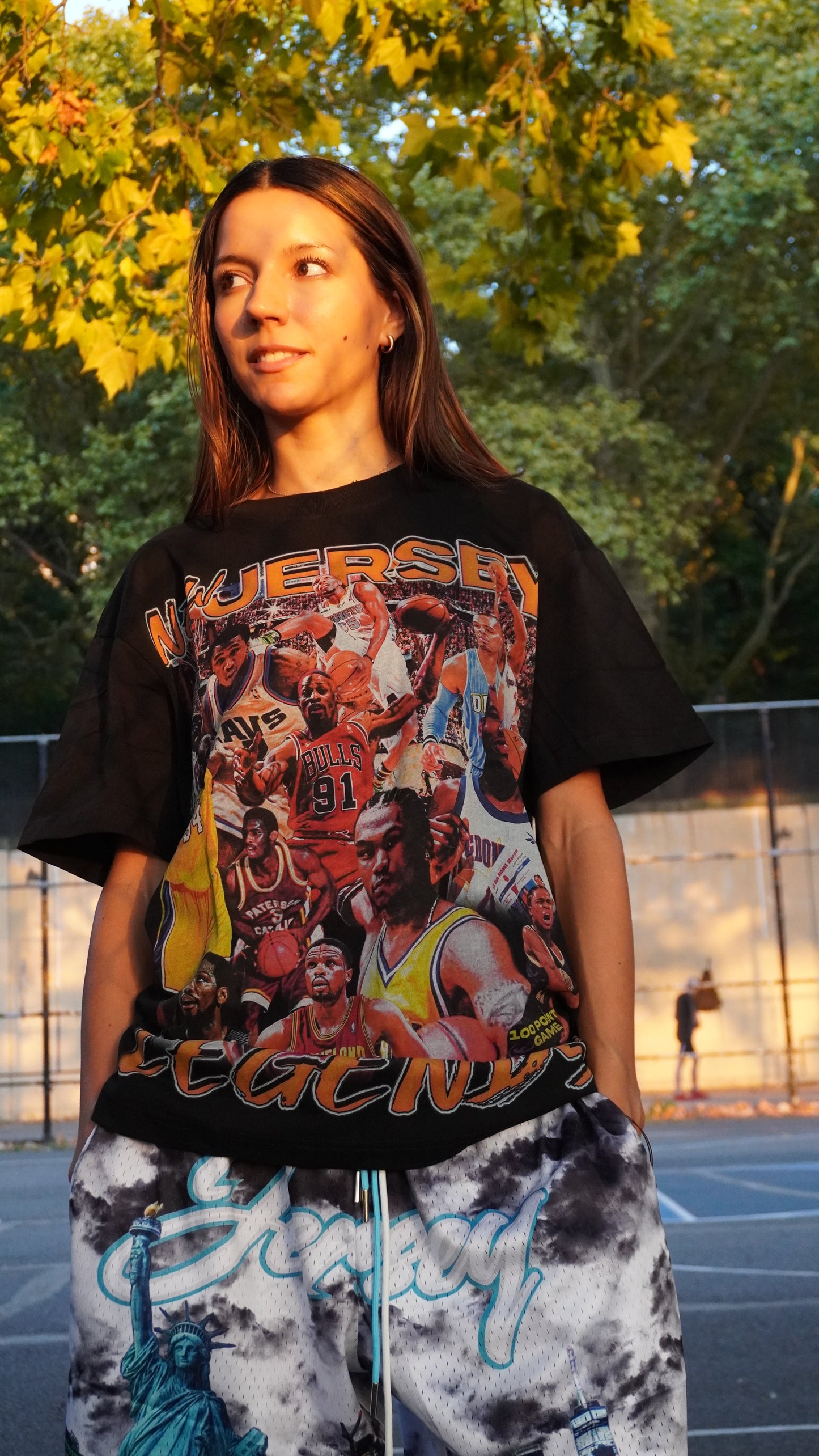 NJ Basketball Legends Graphic Tee