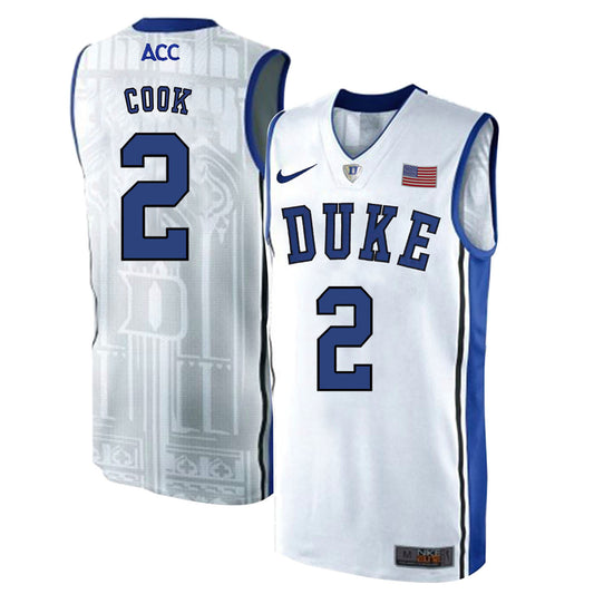 DUKE Quinn Cook 2 White Elite