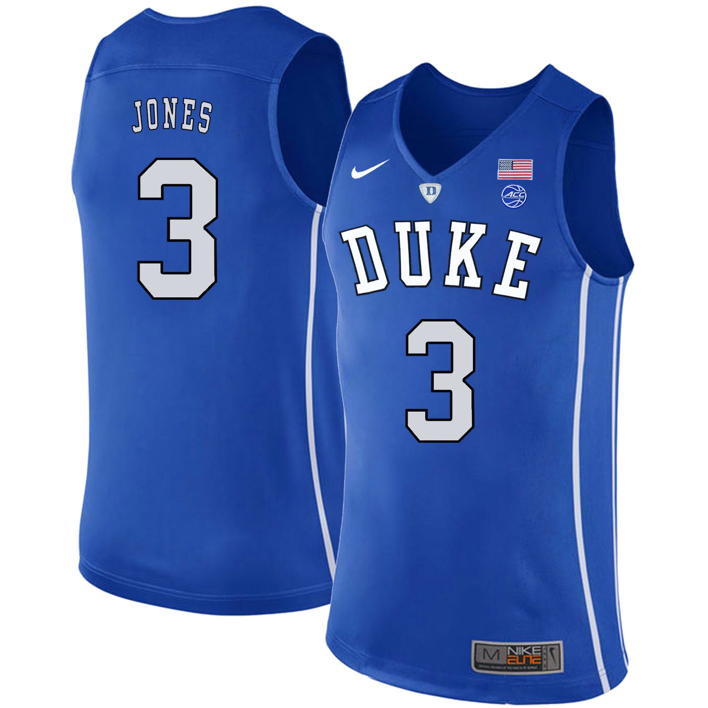 DUKE Tre Jones 3 Blue