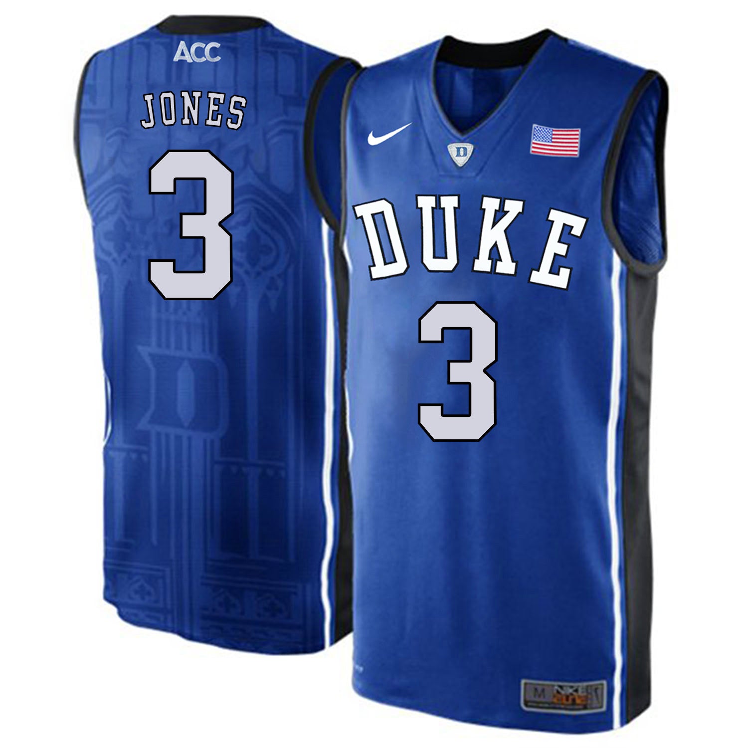 DUKE Tre Jones 3 Blue Elite
