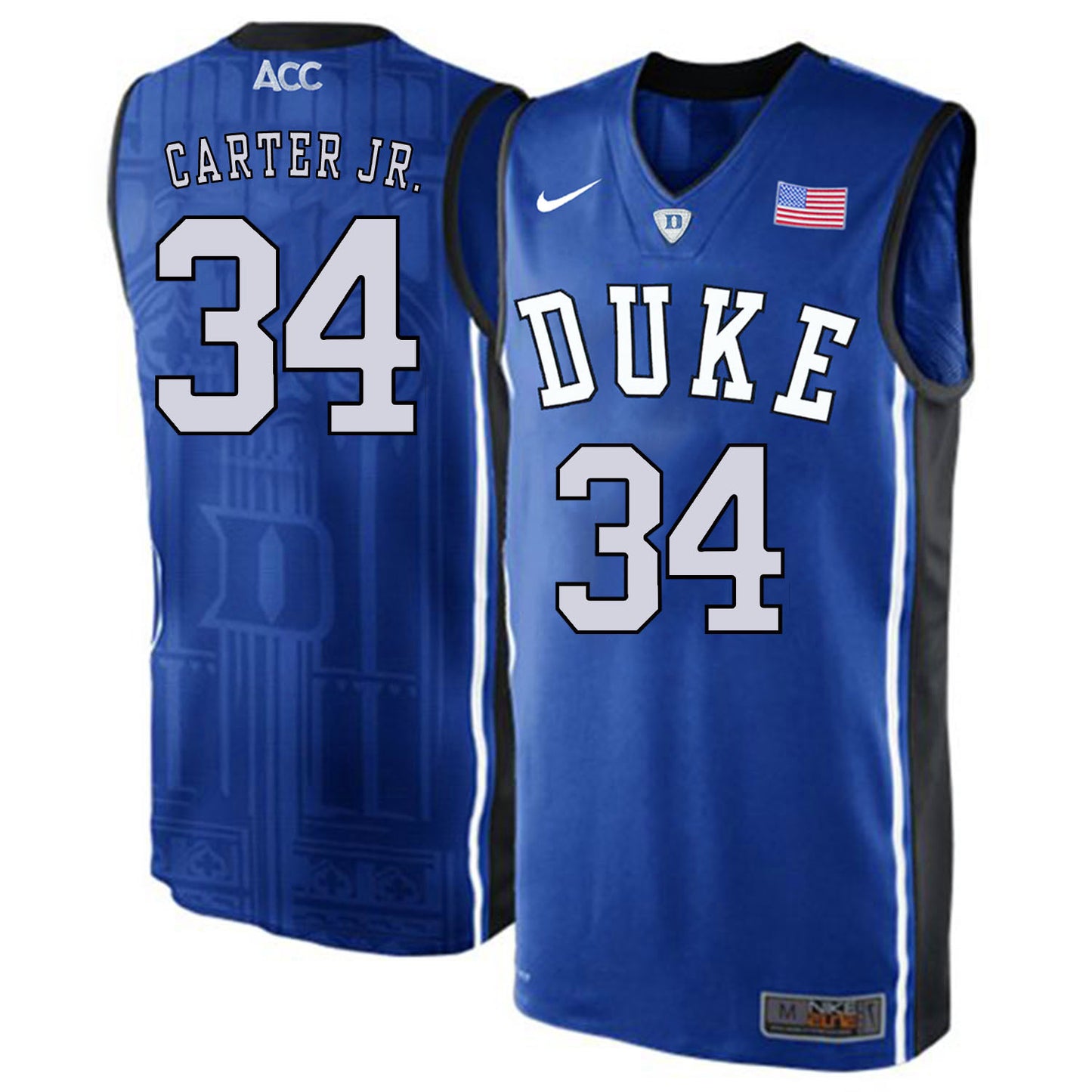DUKE Wendell Carter Jr.34 Blue Elite