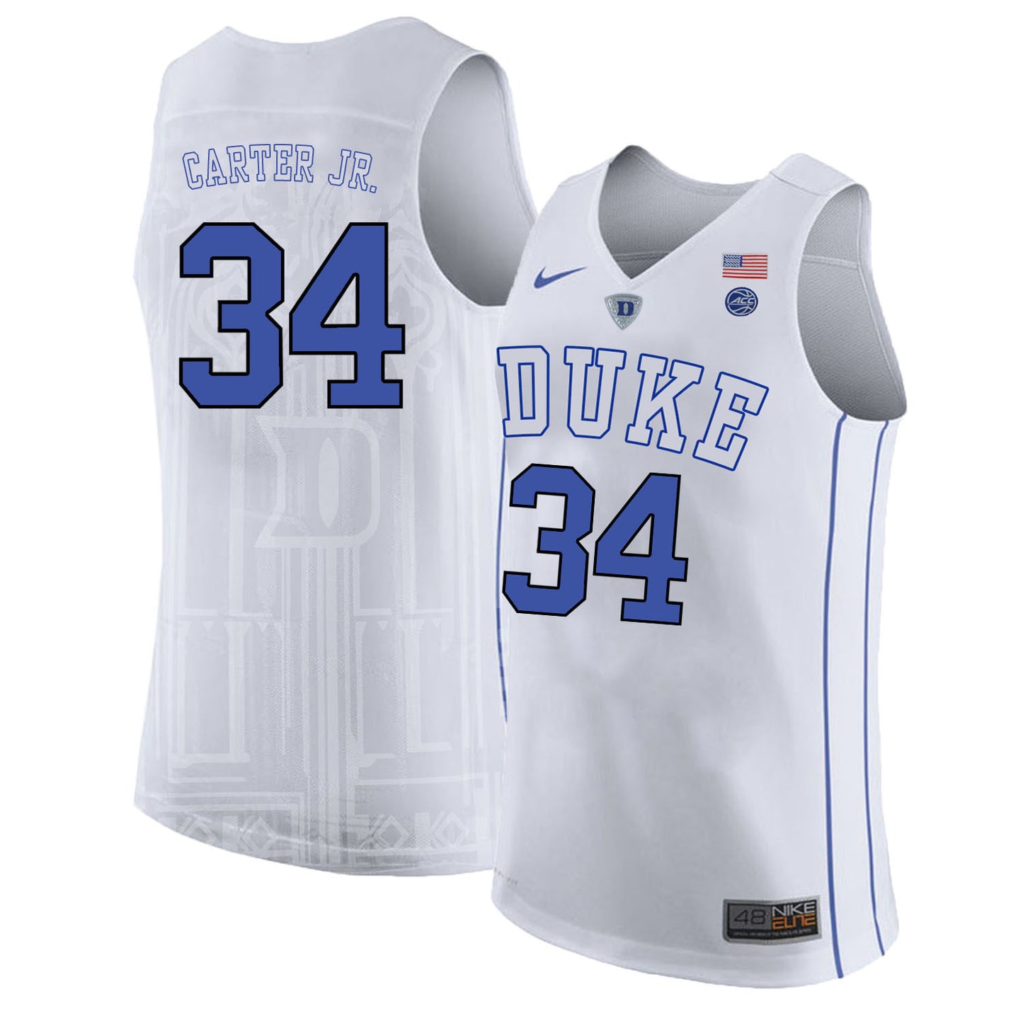 DUKE Wendell Carter Jr. 34 White