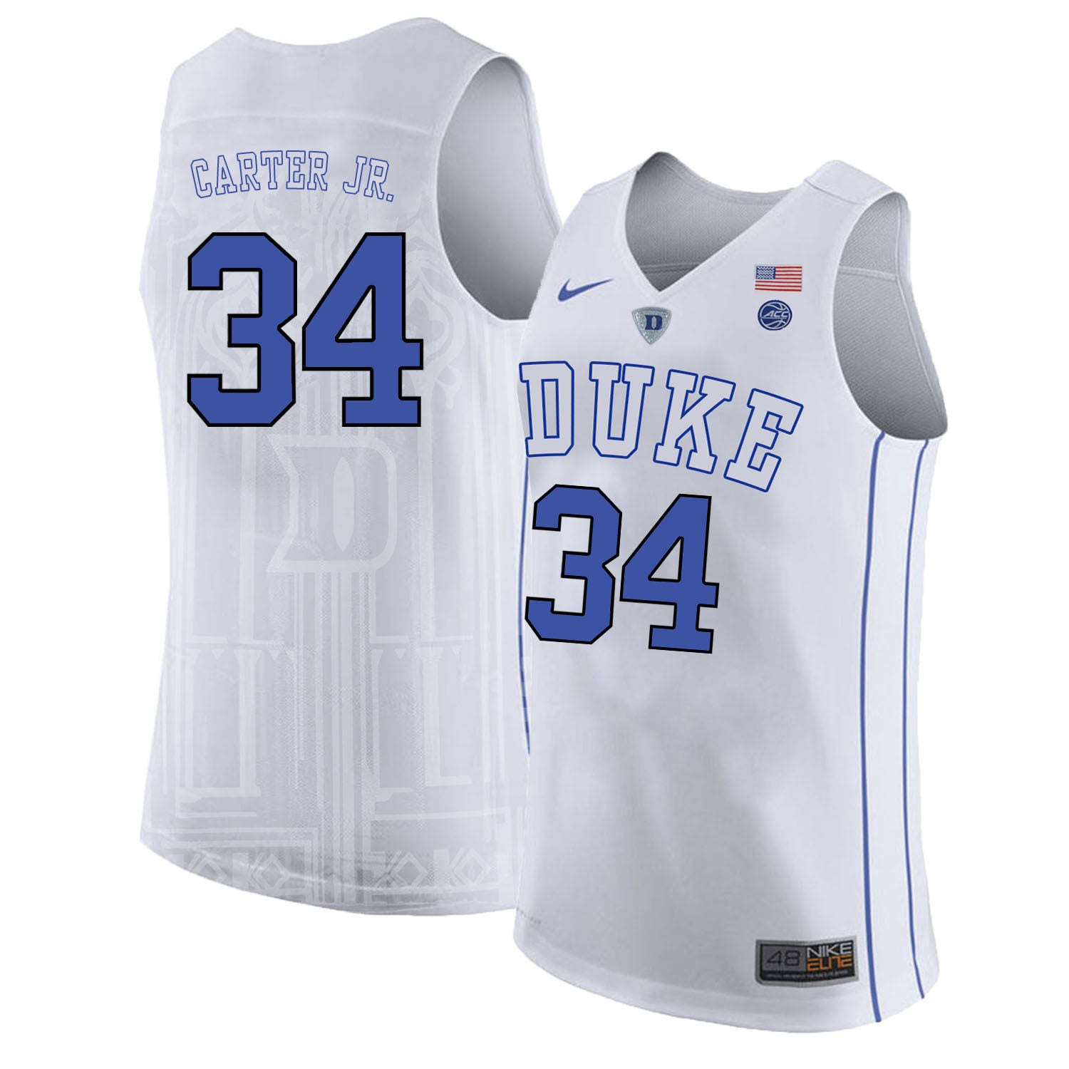 DUKE Wendell Carter Jr. 34 White