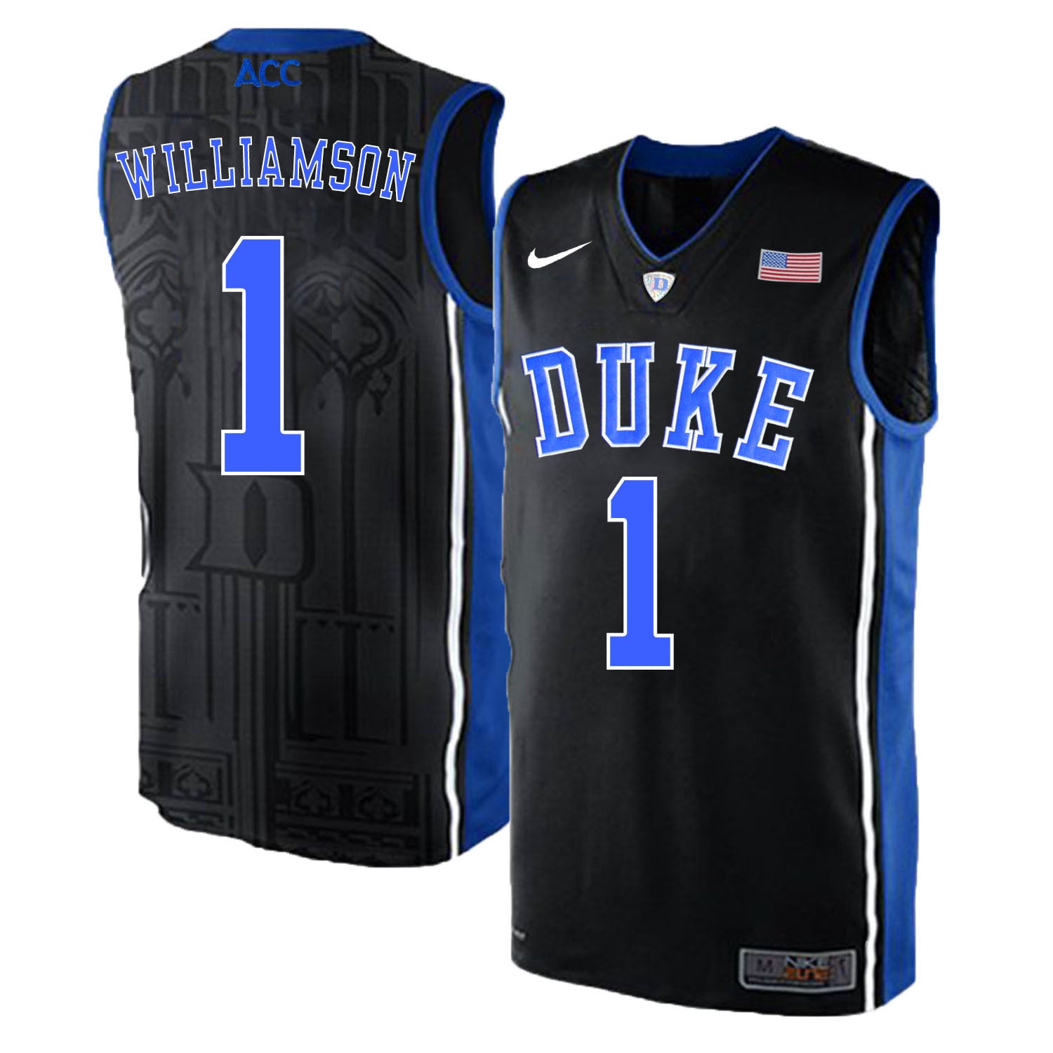 DUKE Zion Williamson 1 Black Elite