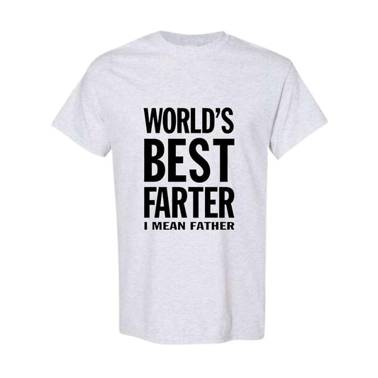 Dad Shirt Gifts for Dads Fathers Day World's Best Farter Funny T Shirts for Men- Father's Gift, Full Color, Full Size...