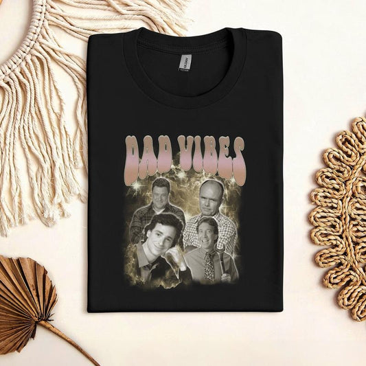Dad Vibes Shirt, Vintage 90s Dad Vibes Shirt, Retro Funny Dad Shirt, Dad Life Shirt, Father's Day Gift T Shirt, Cool Dad...