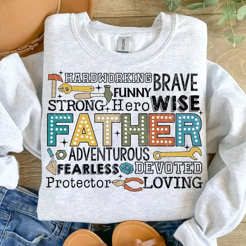 Dad sweatshirt, Father's Day sweatshirt, Best Dad Ever sweatshirt,  Father's Day sweatshirt, Gift For Father, Some Days I Rock It sweatshirt, hot trend
