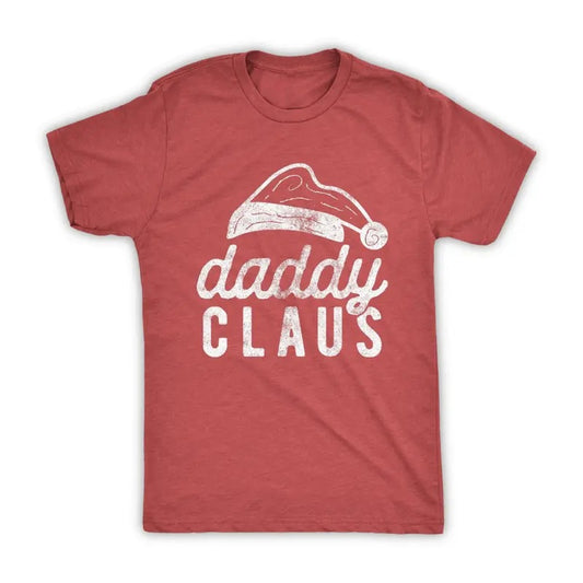 Daddy Claus T shirt, Christmas Dad Gift, Red Festive Dad Shirt, Funny Christmas Tees, Family Xmas Shirts Hoodie, Sweatshirt