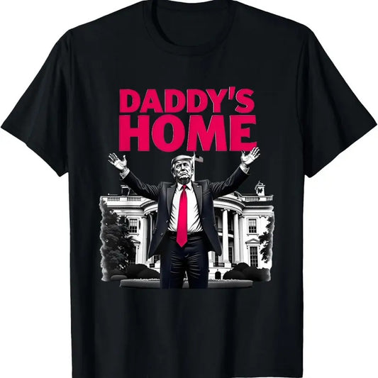 Daddy's Home Trump 2024 White House Return T-Shirt Hoodie, Sweatshirt | InkThreadWorks.com