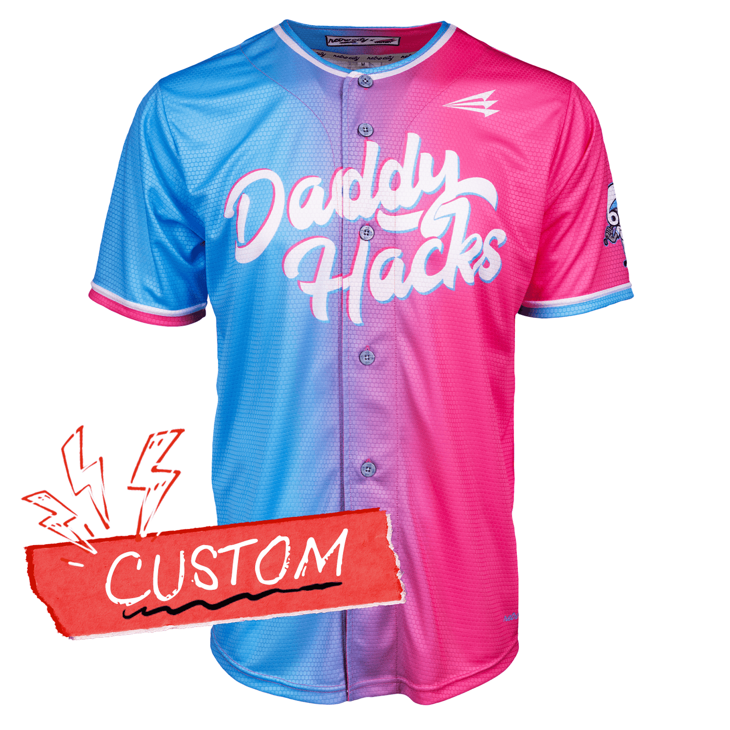 Daddy Hacks Lifestyle Baseball Jersey *CUSTOM*