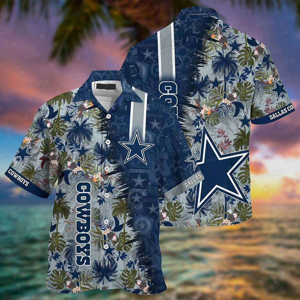 Dallas Cowboys Hawaiian Shirt Tropical Spirit Design by