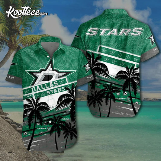 Dallas Stars Father’s Day Hawaiian Shirt