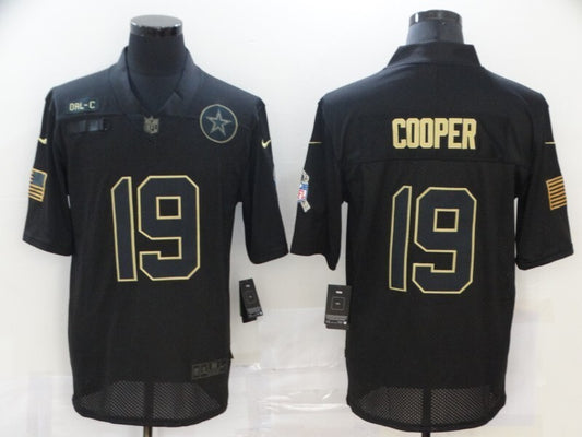 Dallas Cowboys #19 Amari Cooper 20 New Black Salute 515