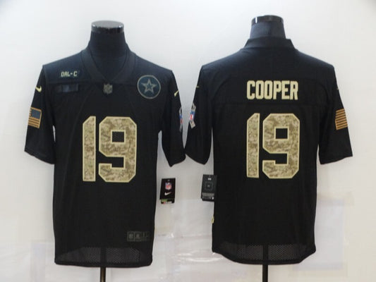 Dallas Cowboys #19 Amari Cooper 20 Salute Camo Text 628