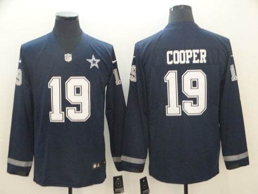 Dallas Cowboys #19 Amari Cooper Long Sleeve 096