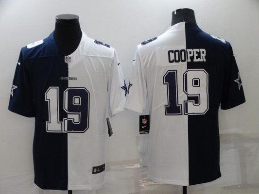Dallas Cowboys #19 Amari Cooper White Split Adult 982