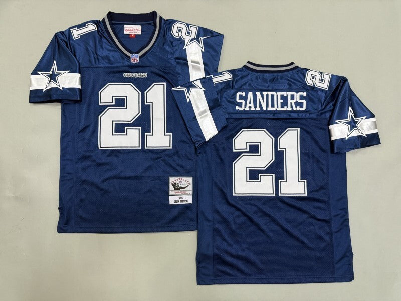 Dallas Cowboys #21 Deion Sanders Dallas Cowboys Style 2