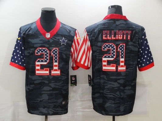 Dallas Cowboys #21 Ezekiel Elliott 838 Style 2