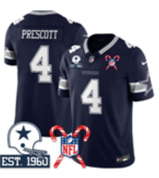 Dallas Cowboys #4 Dak Prescott Cowboys V3 Style 3