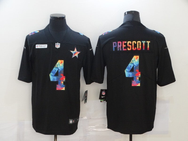 Dallas Cowboys #4 Dak Prescott Rainbow 862