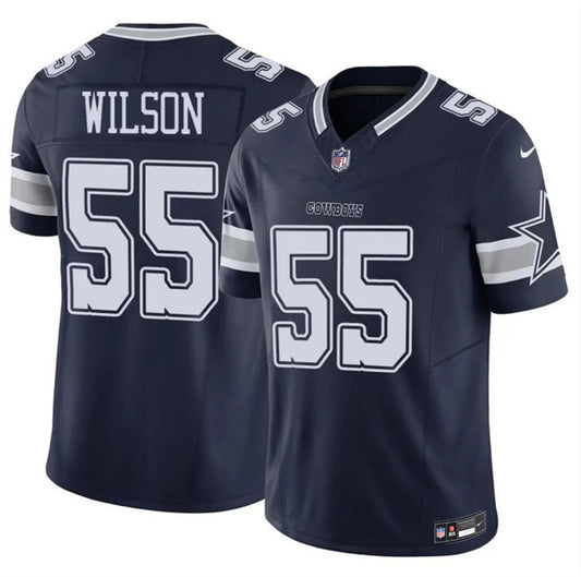 Dallas Cowboys #55 Logan Wilson Navy 2025 F.U.S.E Vapor Untouchable Limited